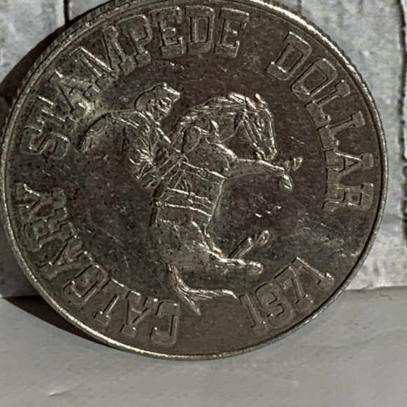 Calgary Stampede Dollar Trade Token Coin 1971 - Picture 4 of 4